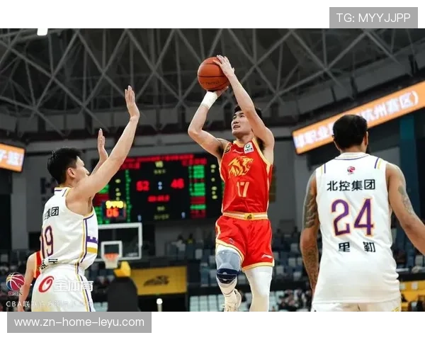 CBA天津乱战中底角起手三分命中霸气十足